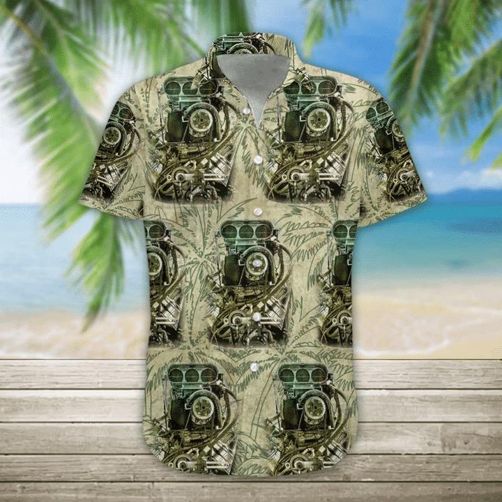 Drag Racing Hawaiian Shirt Pre13281