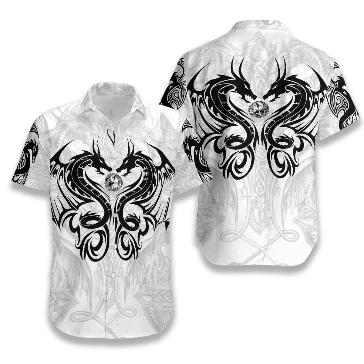 Dragon Tattoo Hawaiian Shirt Pre13305 1 » Cool Gifts for You - Mfamilygift Dragon Tattoo Hawaiian Shirt Pre13305 1