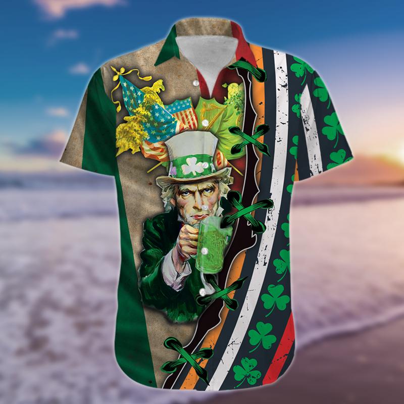 Drink Beer Saint Patricks Day Hawaiian Shirt Pre13196