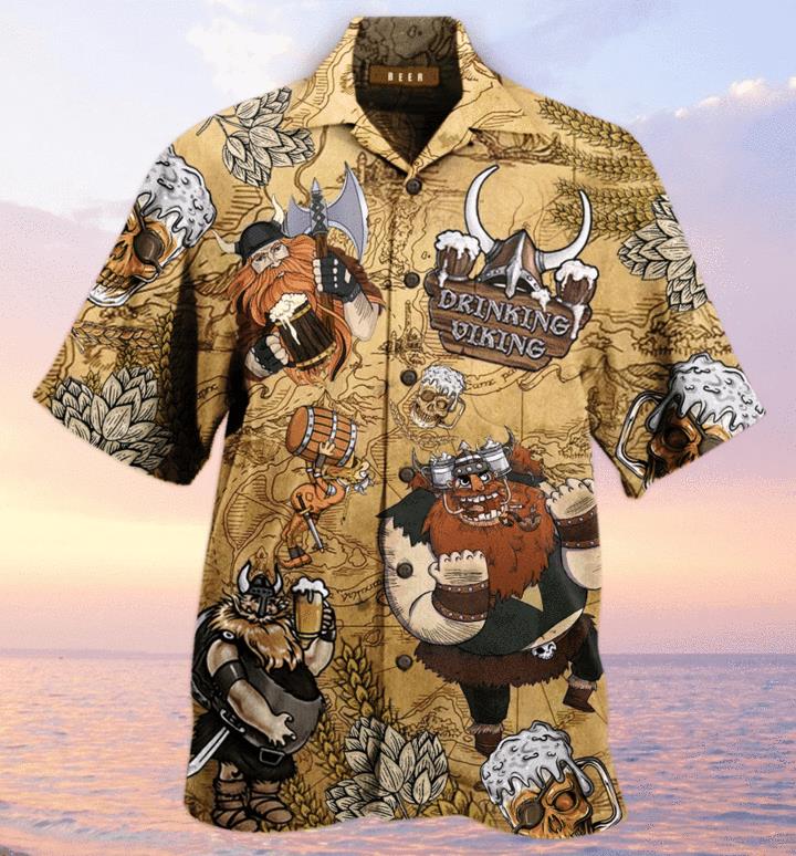 Drinking Beer Viking Hawaiian Shirt Pre11963 Drinking Beer Viking Hawaiian Shirt Pre11963