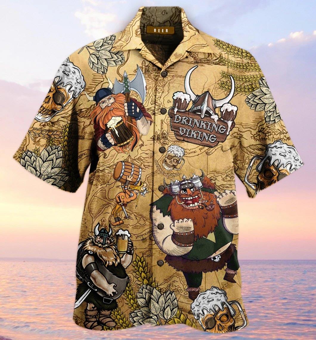 Drinking Viking Hawaiian Shirt Pre13193 Drinking Viking Hawaiian Shirt Pre13193