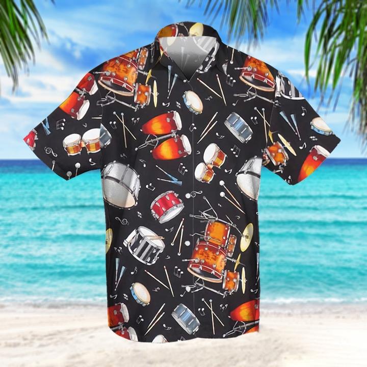 Drum For Summer Hawaiian Shirt Pre10841