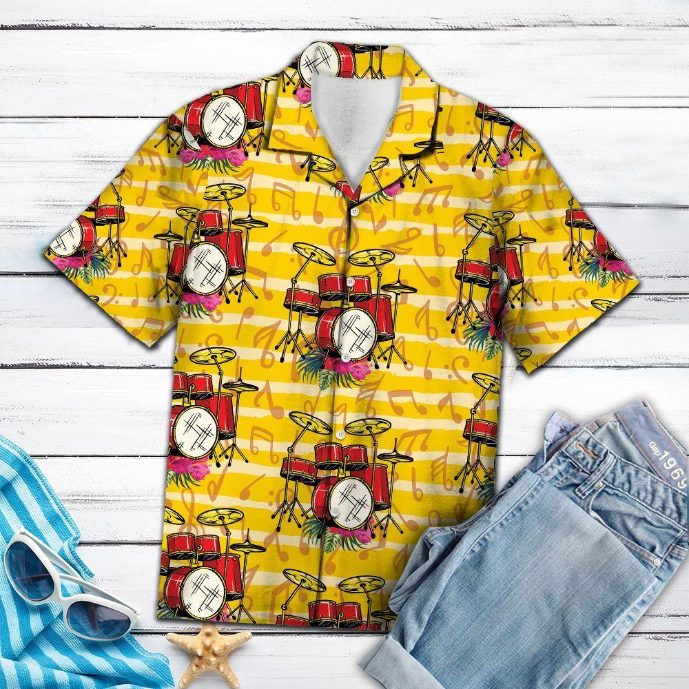 Drum Set Hawaiian Shirt Pre10838
