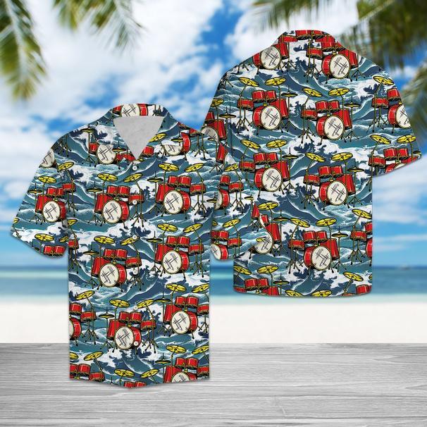 Drums For Summer Hawaiian Shirt Pre10849 1 » Cool Gifts for You - Mfamilygift Drums For Summer Hawaiian Shirt Pre10849 1