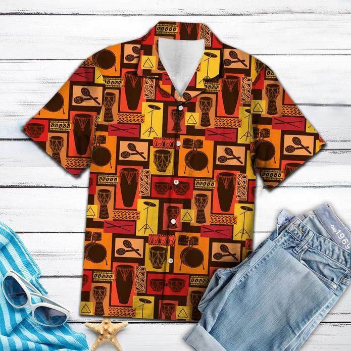 Drums Percussion Sets Hawaiian Shirt Pre10846 1 » Cool Gifts for You - Mfamilygift Drums Percussion Sets Hawaiian Shirt Pre10846 1