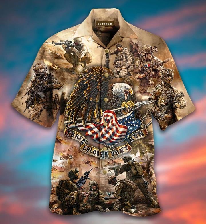 Eagle Veteran These Colors Dont Run Vintage Hawaiian Shirt Pre13181 Eagle Veteran These Colors Dont Run Vintage Hawaiian Shirt Pre13181