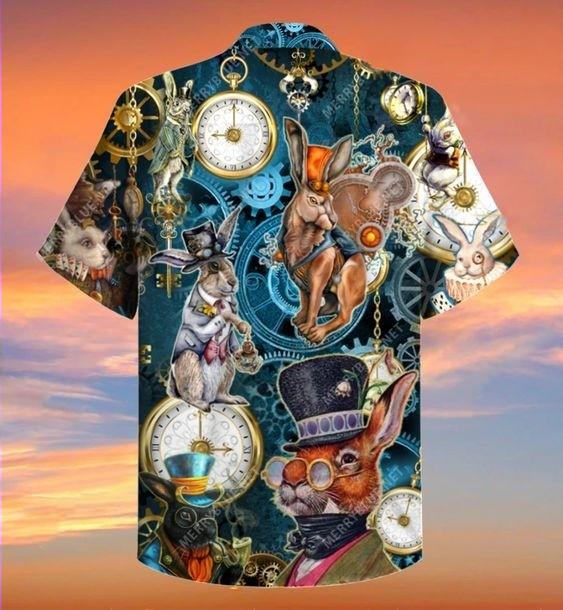 Easter Steampunk Bunny Hawaiian Shirt Pre13198 1 » Cool Gifts for You - Mfamilygift Easter Steampunk Bunny Hawaiian Shirt Pre13198 1