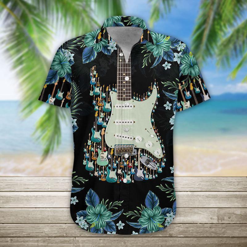 Electric Guitar Unisex Hawaiian Shirt Pre13205