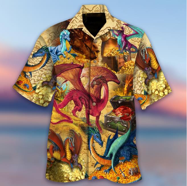 Every Treasure Is Guarded By Dragons Hawaiian Shirt Pre11630