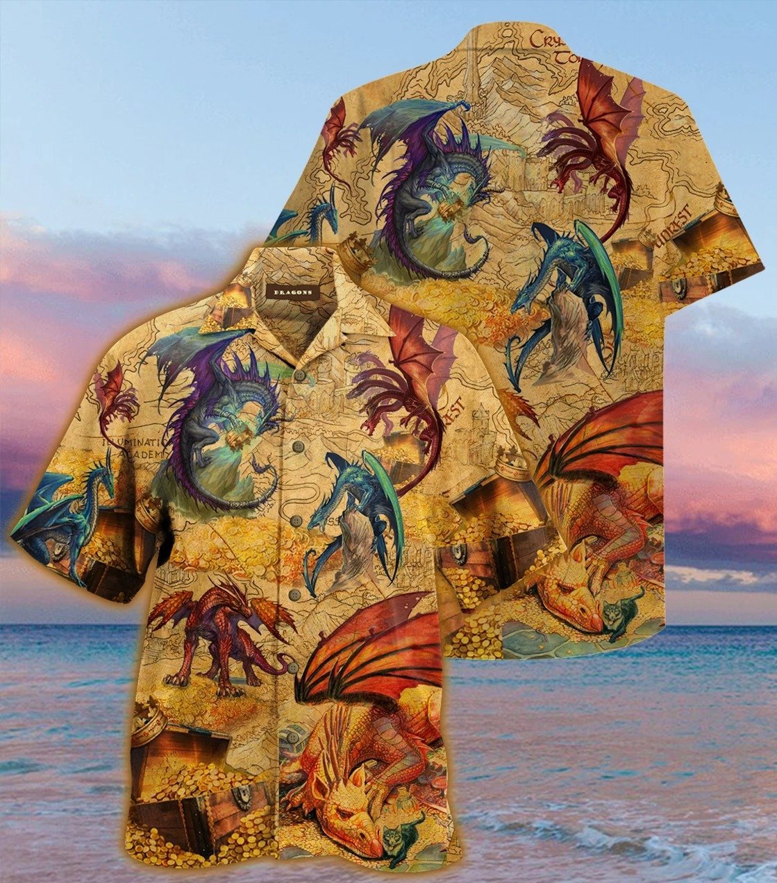 Every Treasure Is Guarded By Dragons Hawaiian Shirt Pre11993 Every Treasure Is Guarded By Dragons Hawaiian Shirt Pre11993
