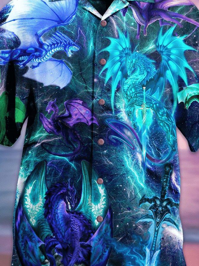 Fantasy Blue Dragon Hawaiian Shirt Pre13203 2 » Cool Gifts for You - Mfamilygift Fantasy Blue Dragon Hawaiian Shirt Pre13203 2