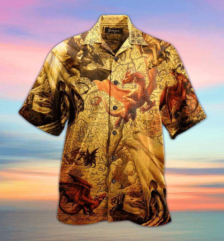Fantasy World Dragon Hawaiian Shirt Pre13153 Fantasy World Dragon Hawaiian Shirt Pre13153