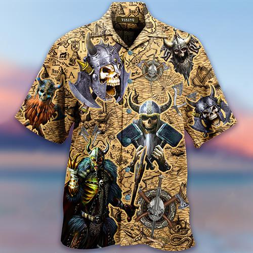 Fight Like A Viking Hawaiian Shirt Pre10414
