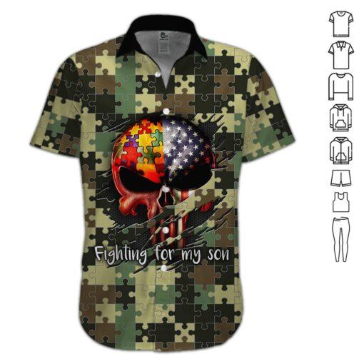 Fighting For My Son Hawaiian Shirt Pre13220 Fighting For My Son Hawaiian Shirt Pre13220
