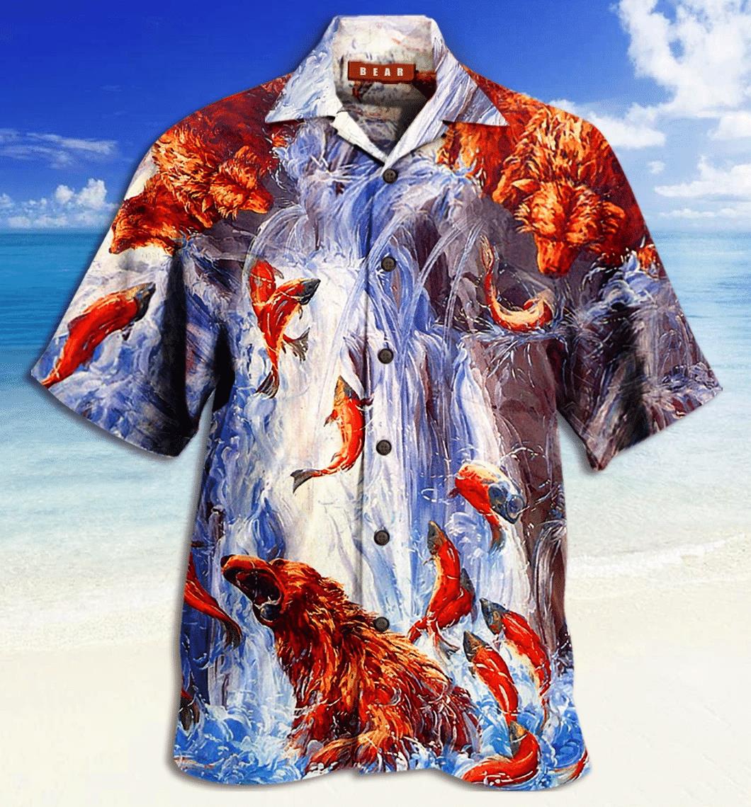 Fighting In Waterfall Hawaiian Shirt Pre13176