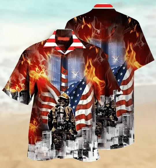 Firefighter Hawaiian Shirt Pre11697