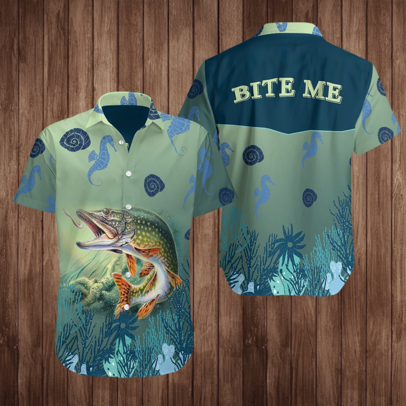 Fishing Hawaiian Shirt Pre13168
