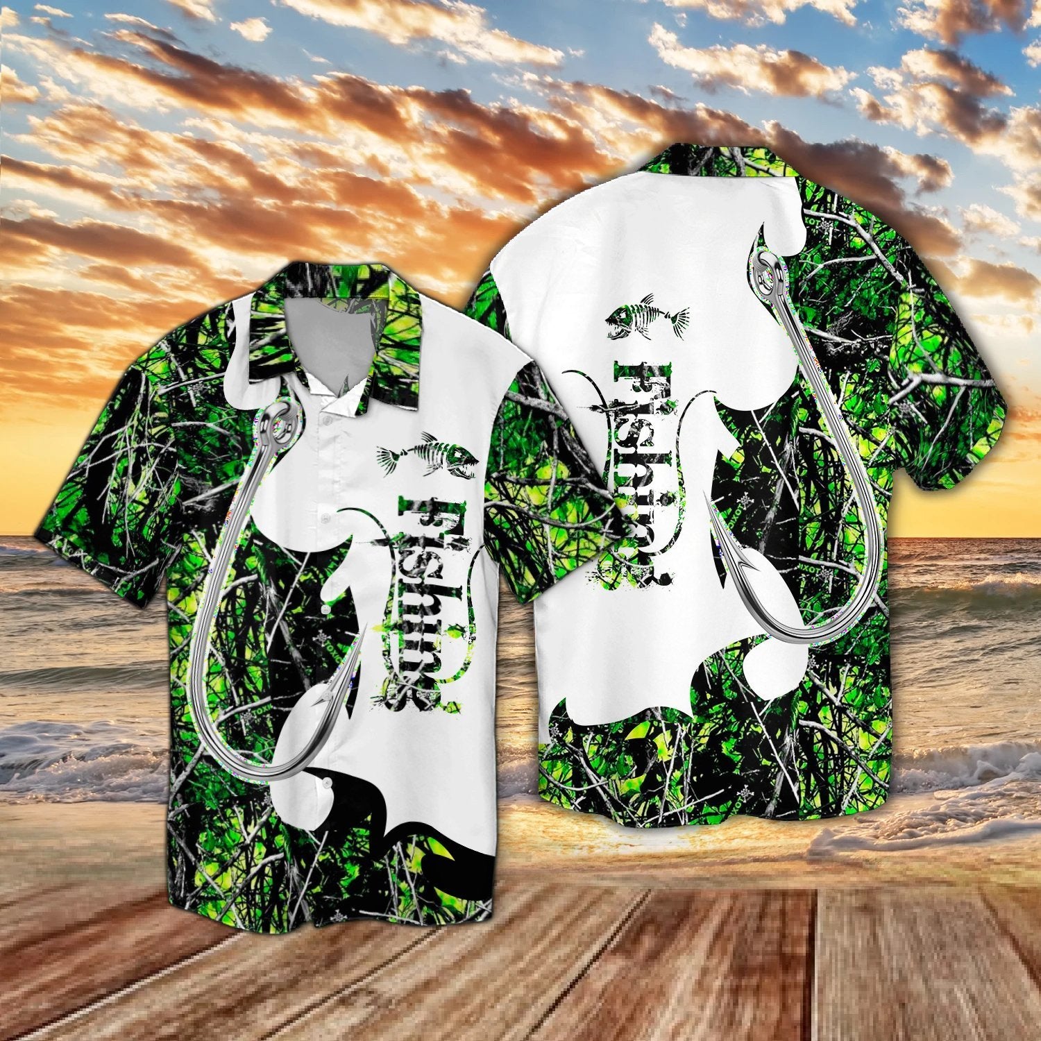 Fishing Hawaiian Shirt Pre13173