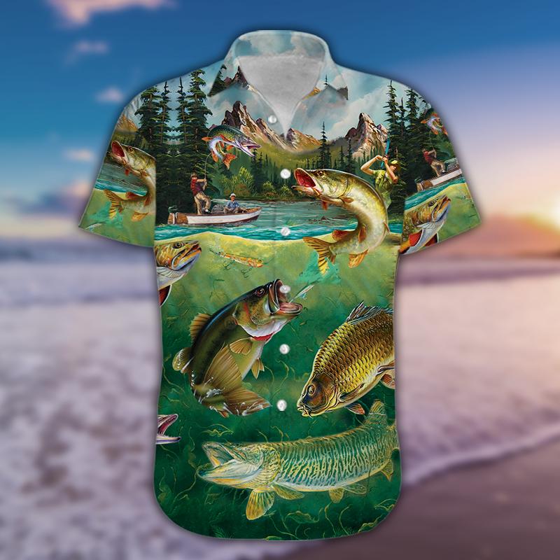 Fishing The Lake Is Calling And I Must Go Hawaiian Shirt Pre13183
