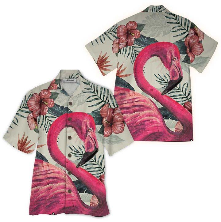 Flamingo Hawaiian Shirt Pre10359