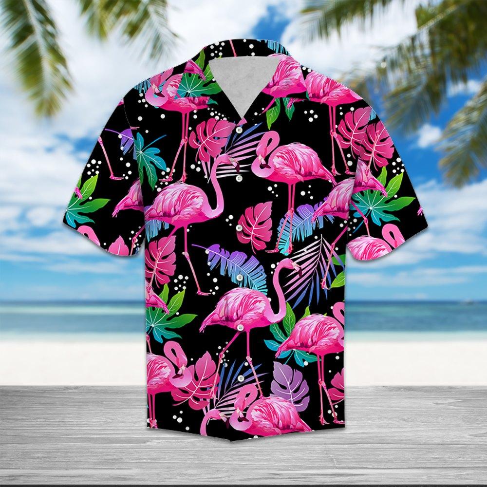 Flamingo Hawaiian Shirt Pre10833