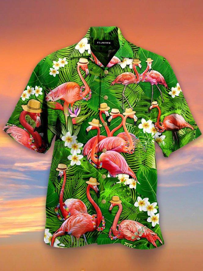 Flamingo Hawaiian Shirt Pre13129 Flamingo Hawaiian Shirt Pre13129