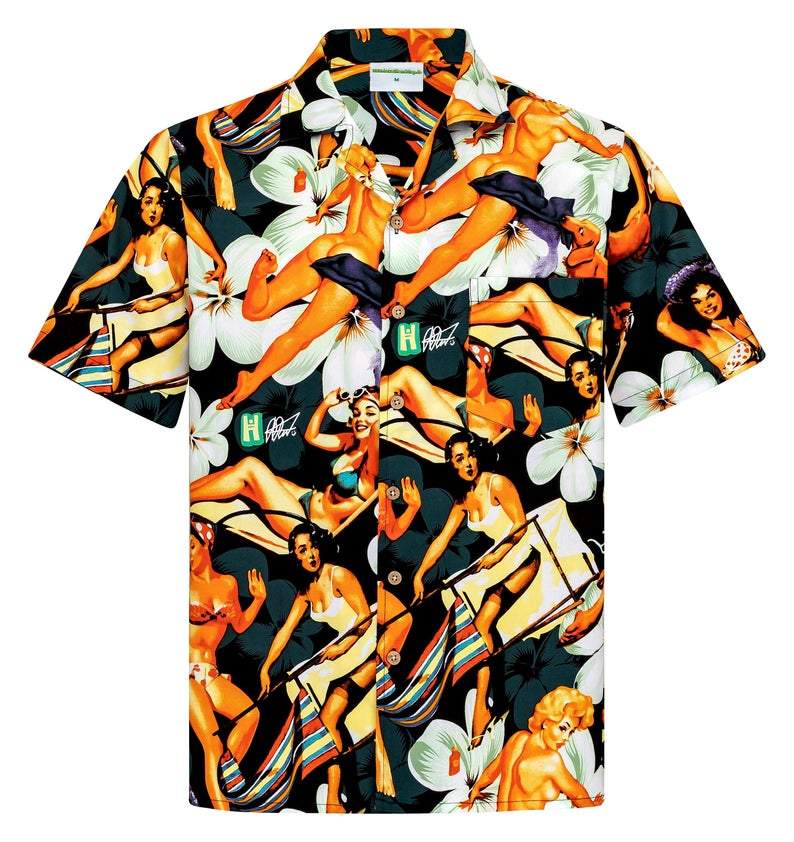 Flower Girls Hawaiian Shirt Pre13087