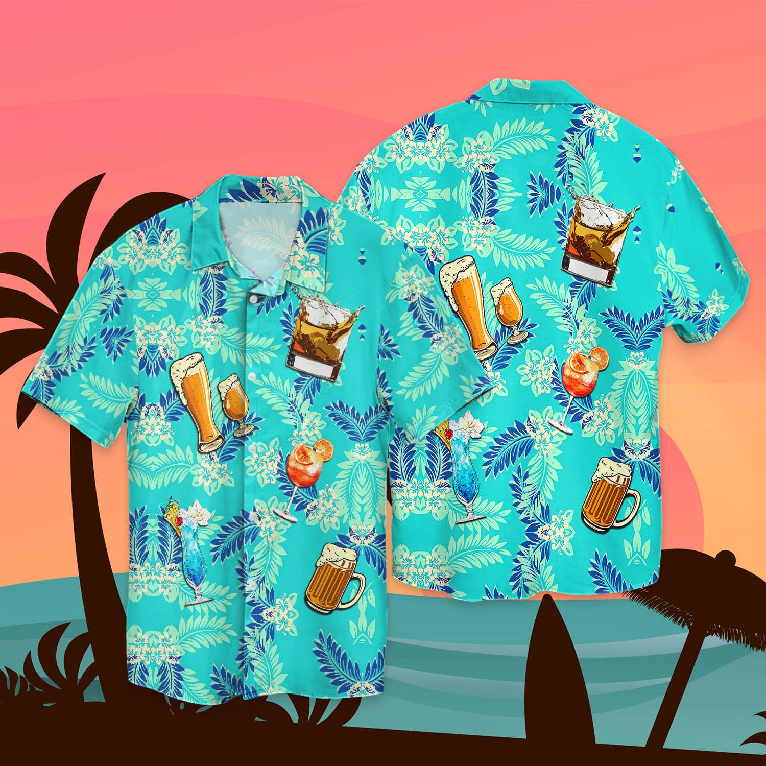 Flowers Hawaiian Shirt Pre10714