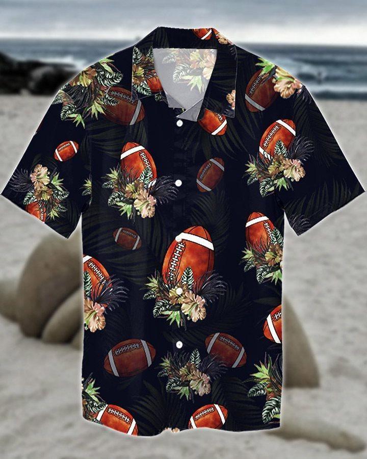 Football Tropical Hawaiian Shirt Pre13119
