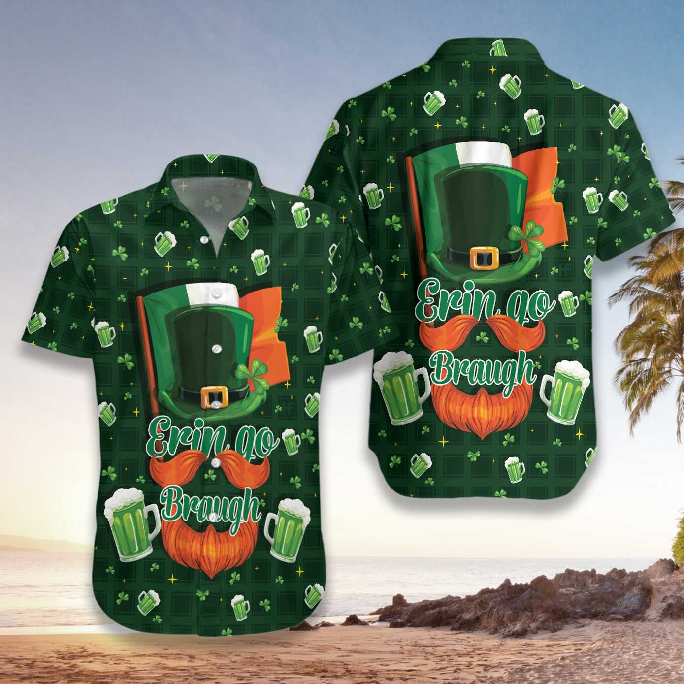 Forever Beer And Green Seamless Ireland Stpatricks Day Hawaiian Shirt Pre13128 Forever Beer And Green Seamless Ireland Stpatricks Day Hawaiian Shirt Pre13128