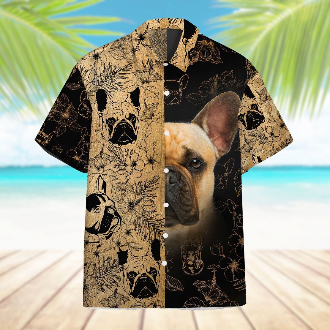 French Bulldog Hawaiian Shirt Pre11797 French Bulldog Hawaiian Shirt Pre11797