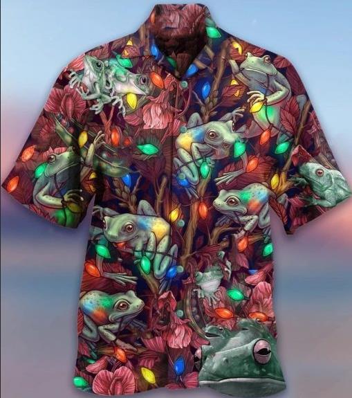 Frog Light Bulb Hawaiian Shirt Pre11768 Frog Light Bulb Hawaiian Shirt Pre11768