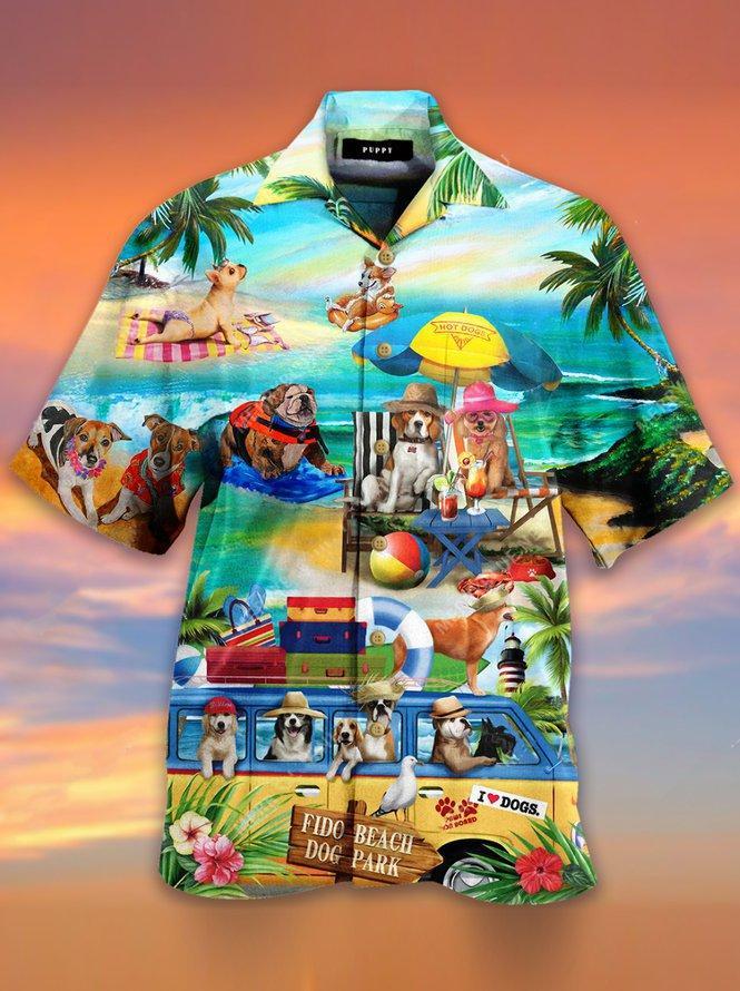 Funny Dog Hawaiian Shirt Pre13131