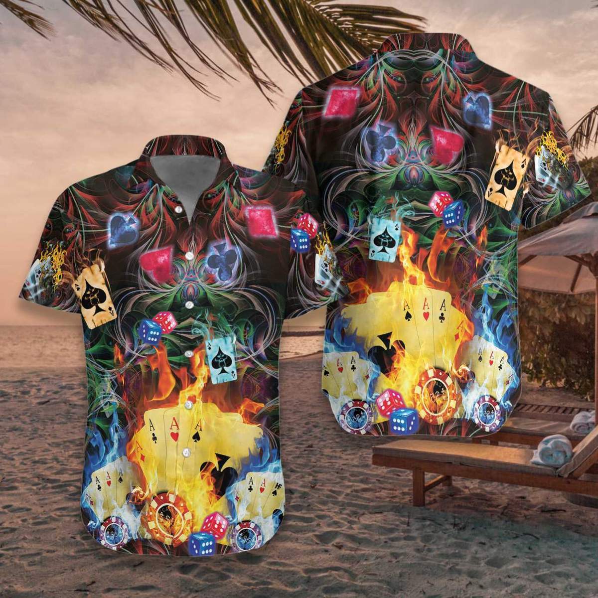Gambling Hawaiian Shirt Pre10064