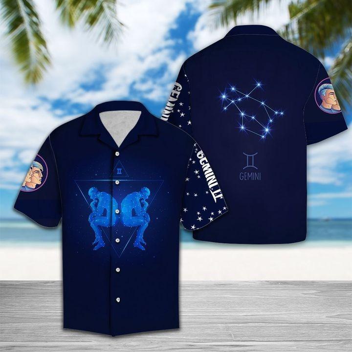 Gemini Horoscope Hawaiian Shirt Pre11758