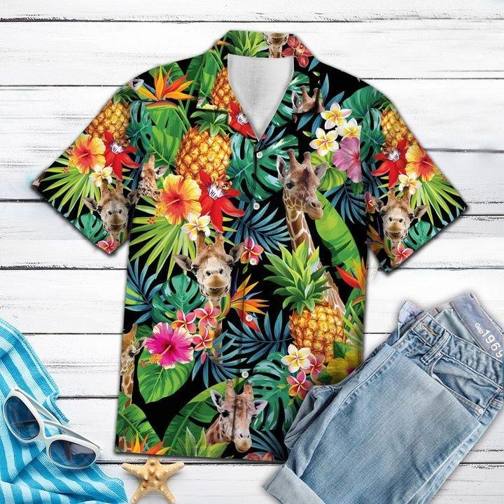 Giraffe Hawaiian Shirt Pre13090 Giraffe Hawaiian Shirt Pre13090
