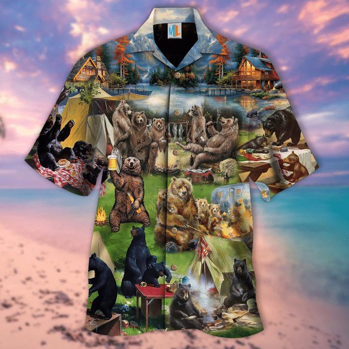 Go Camping Hawaiian Shirt Pre11549 Go Camping Hawaiian Shirt Pre11549