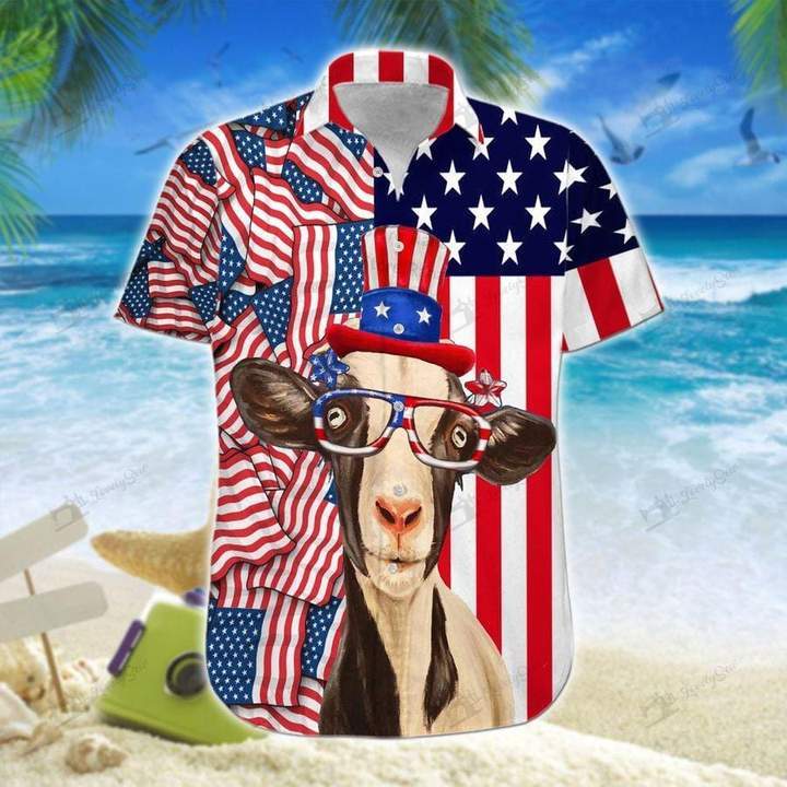 Goat 4Th Of July Hawaiian Shirt Pre11091 Goat 4Th Of July Hawaiian Shirt Pre11091