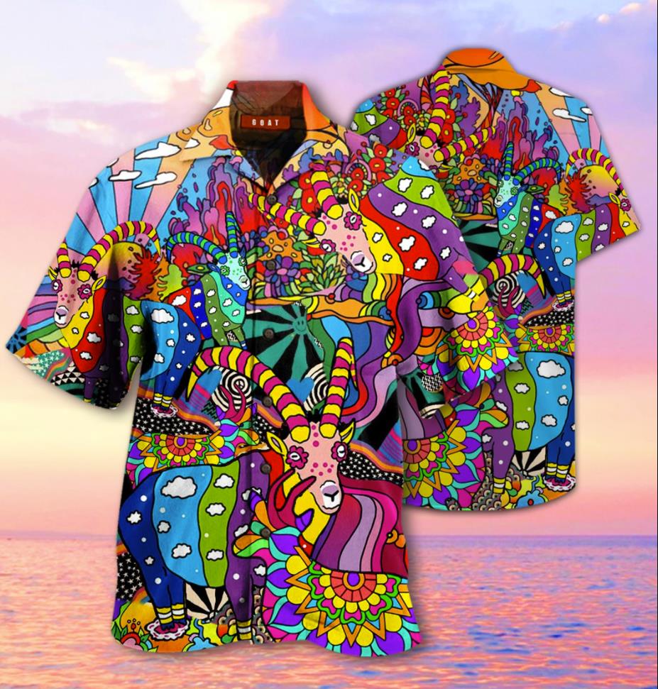 Goats Hippie Hawaiian Shirt Pre12007 Goats Hippie Hawaiian Shirt Pre12007