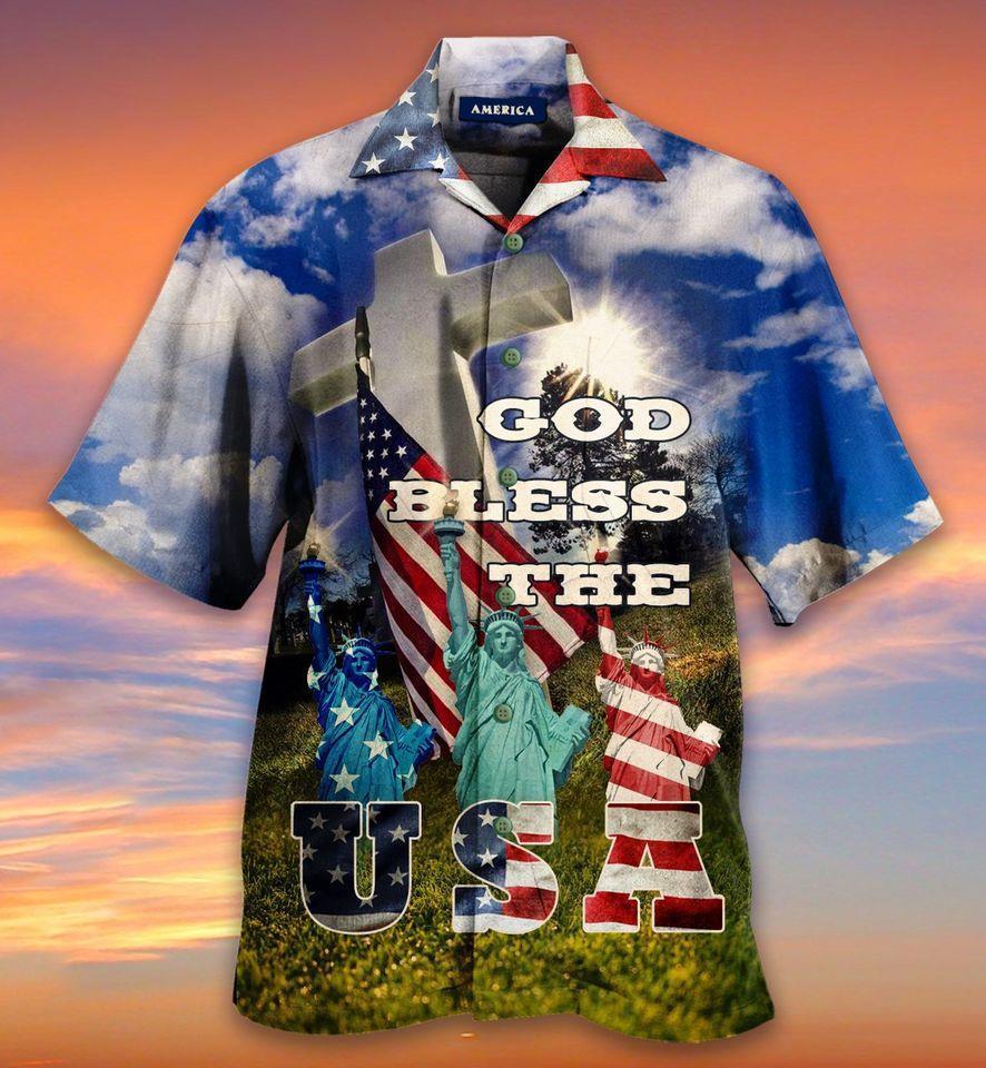 God Bless The Usa Hawaiian Shirt Pre13072 God Bless The Usa Hawaiian Shirt Pre13072