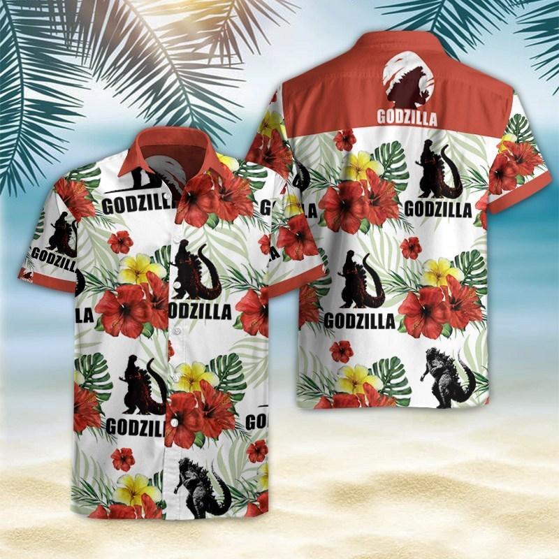 Godzilla Hawaiian Shirt Pre11763 Godzilla Hawaiian Shirt Pre11763