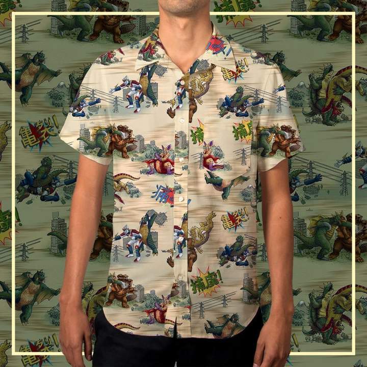 Godzilla King Of Monster Hawaiian Shirt Pre13070