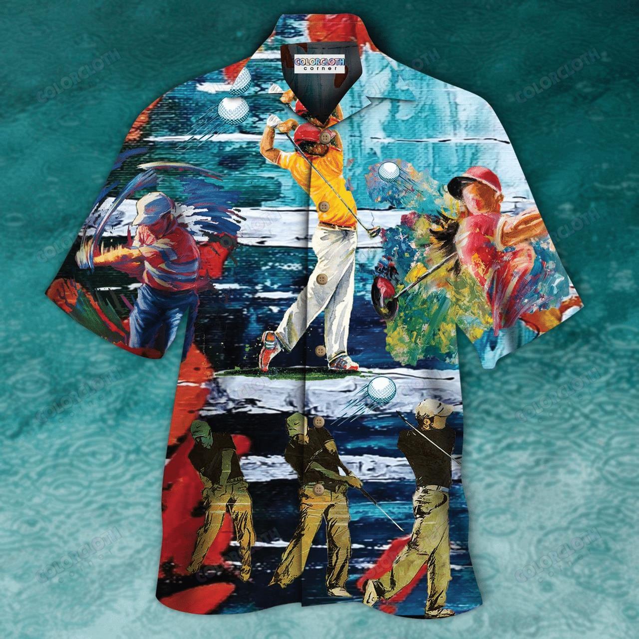 Golf Hawaiian Shirt Pre10854