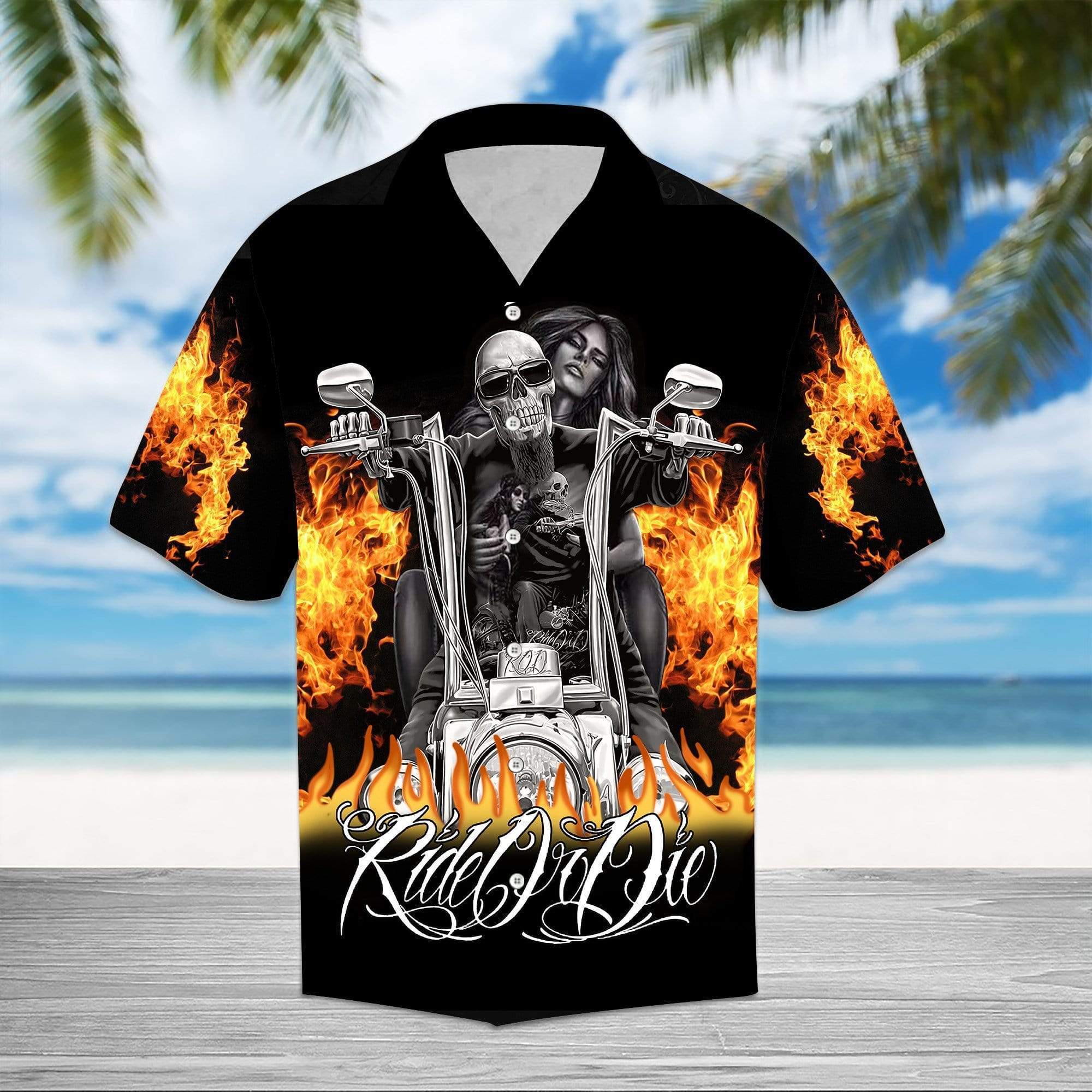 Gothic Skull Hawaiian Shirt Pre13069 Gothic Skull Hawaiian Shirt Pre13069