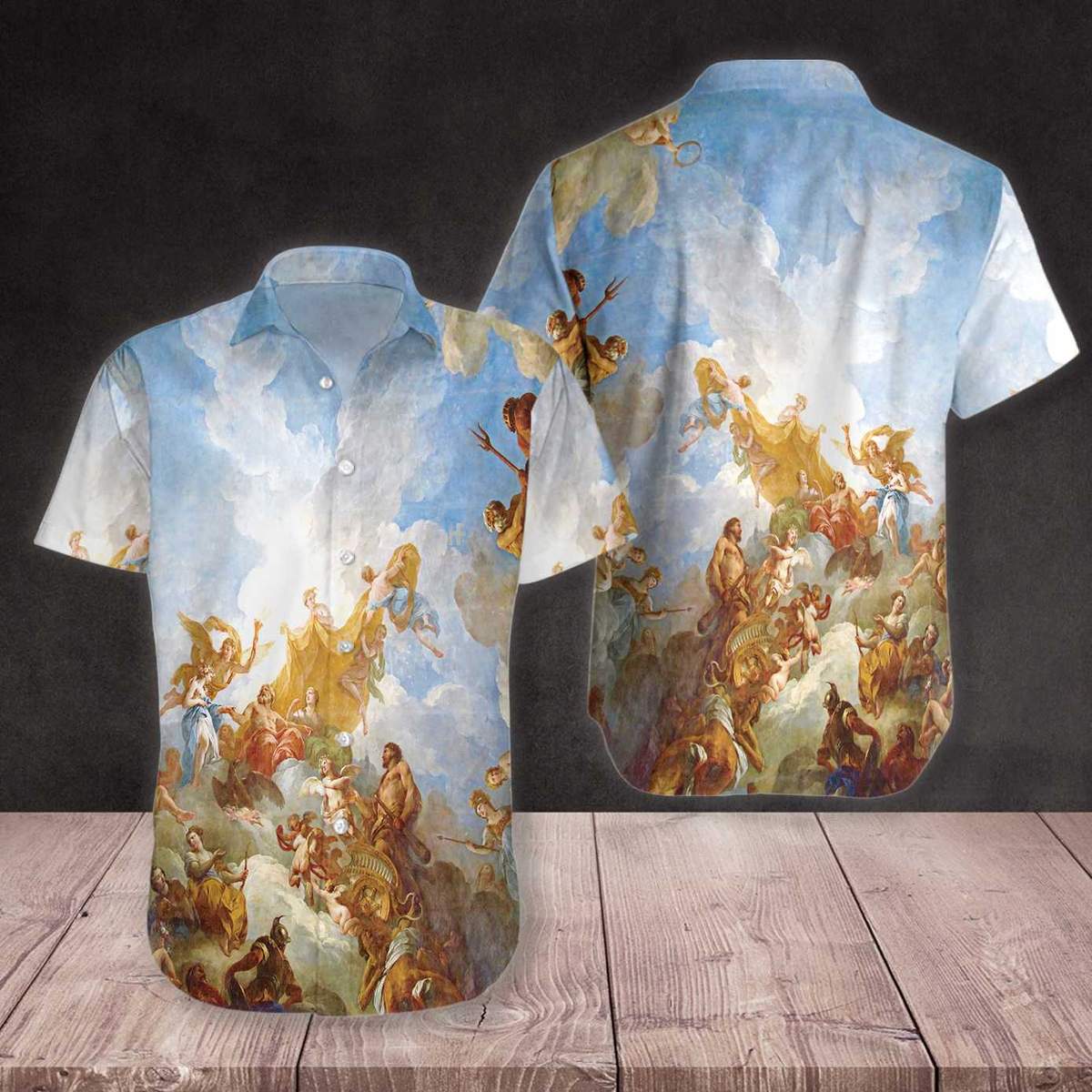 Greek Gods On Mount Olympus Hawaiian Shirt Pre13077