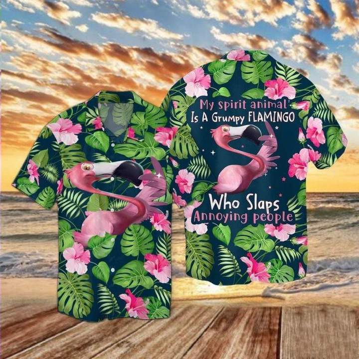 Grumpy Flamingo For Men For Women Hw3810 Hawaiian Shirt Pre11751 Grumpy Flamingo For Men For Women Hw3810 Hawaiian Shirt Pre11751