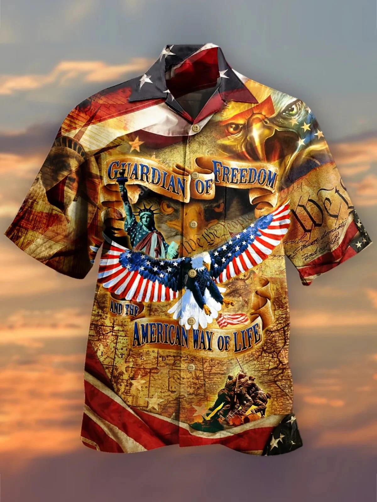 Guardian Of Freedom Hawaiian Shirt Pre11491