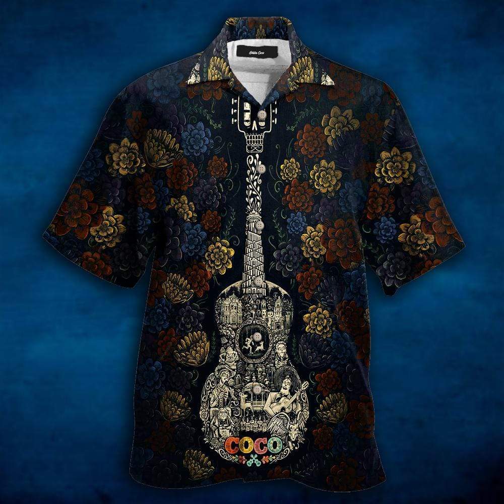 Guitar Coco Art Hawaiian Shirt Pre13044 1 » Cool Gifts for You - Mfamilygift Guitar Coco Art Hawaiian Shirt Pre13044 1