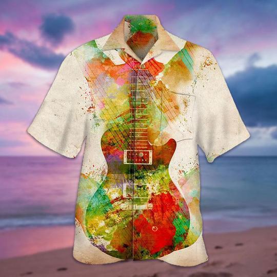 Guitar Girl Hawaiian Shirt Pre11848 Guitar Girl Hawaiian Shirt Pre11848