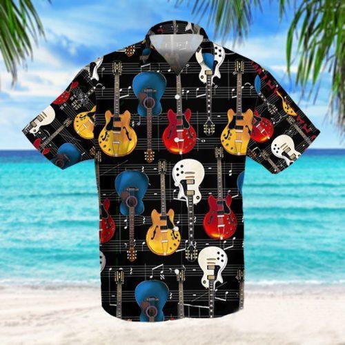 Guitar Hawaiian Shirt Pre10788